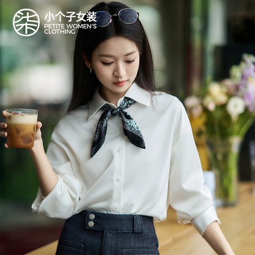 柒量一裁【珍珠】醋酸小个子衬衫