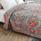 纯棉大牌欧美尾货 绗缝被处理全棉春夏被床盖外贸单清仓褥子被