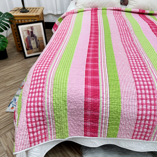 全棉外贸140x200韩国绗缝被