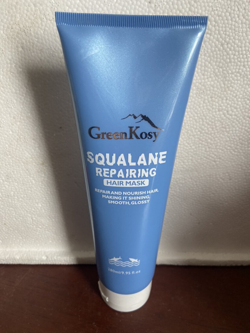 绿色溪谷角鲨烷丝滑水润丝滑护发膜280ml护发素润发乳 补水修复