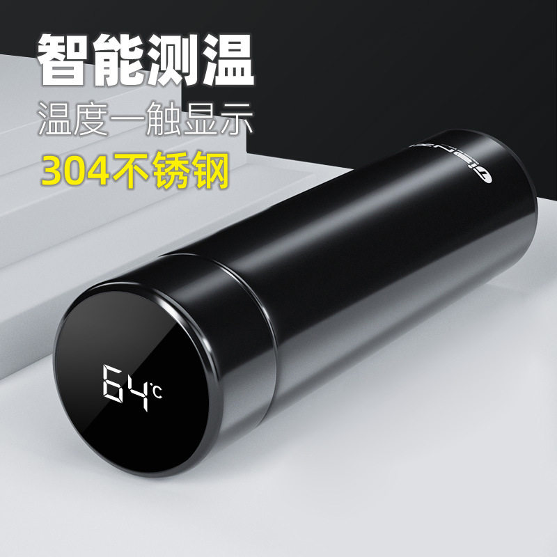 304不锈钢智能显示温度保温杯