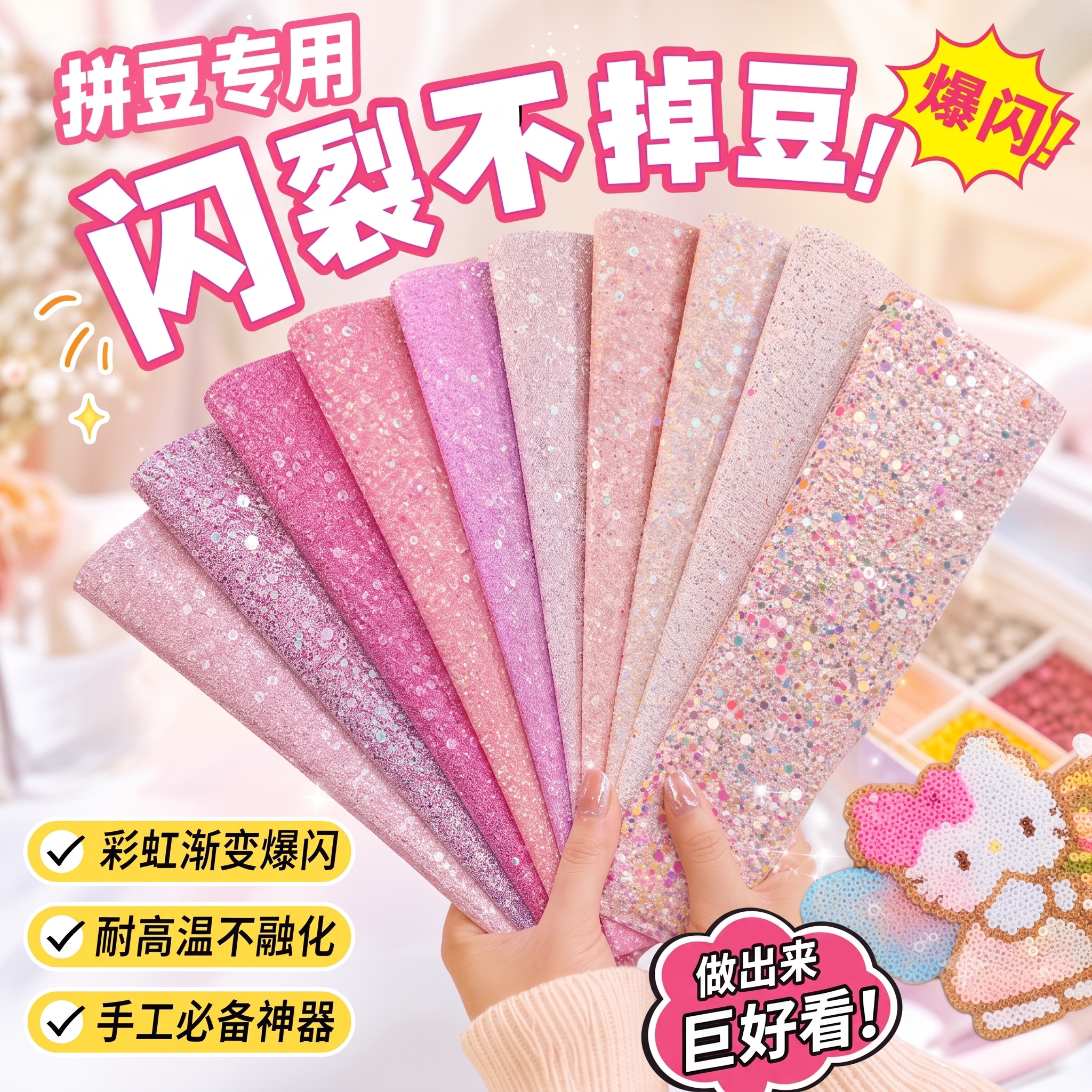 一套集齐所有网红款！拼豆烘焙布图片