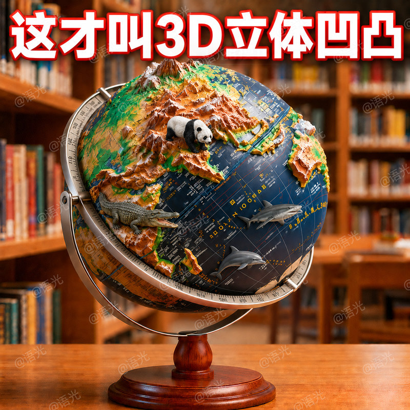 【男孩子的仪式感】高级3d地球仪图片