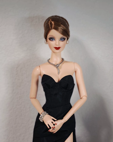 [mydoll] Мини-украшения для ребенка за 6 центов - цепочка в виде змеи/ошейник в виде змеи (ошейник с магнитной пряжкой)