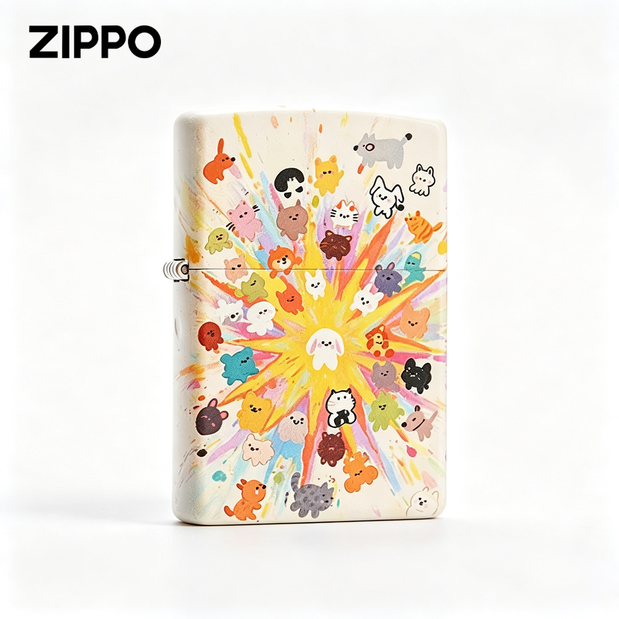 Zippo小狗煤油打火机礼盒送男友