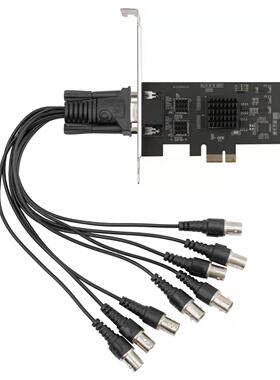 8路720全实时 4路1080P 全实时 AHD PCI-E视频采集卡 Directshow