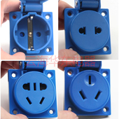 16A插头 1601机床5孔10A欧标 WEIPU威普威浦插座TYP1609C 1608B