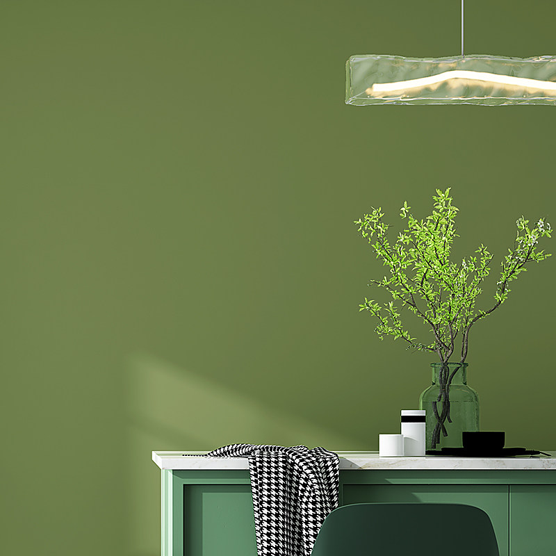 草绿色壁纸果绿北欧深绿豆绿卧室绿色蓝绿色绿背景墙壁纸复古浅绿