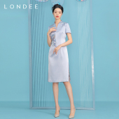 中式 改良版 旗袍连衣裙3S21170 龙笛春夏款 Londee