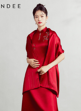 秋冬经典搭配外套新娘结婚宴会披肩3T25352