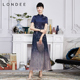 女装 Londee 龙笛春秋款 绣花纹改良旗袍连衣裙3S26594