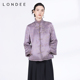 重工提花外套夹棉毛毛保暖冬季 Londee 龙笛新中式 棉服上衣4T25176