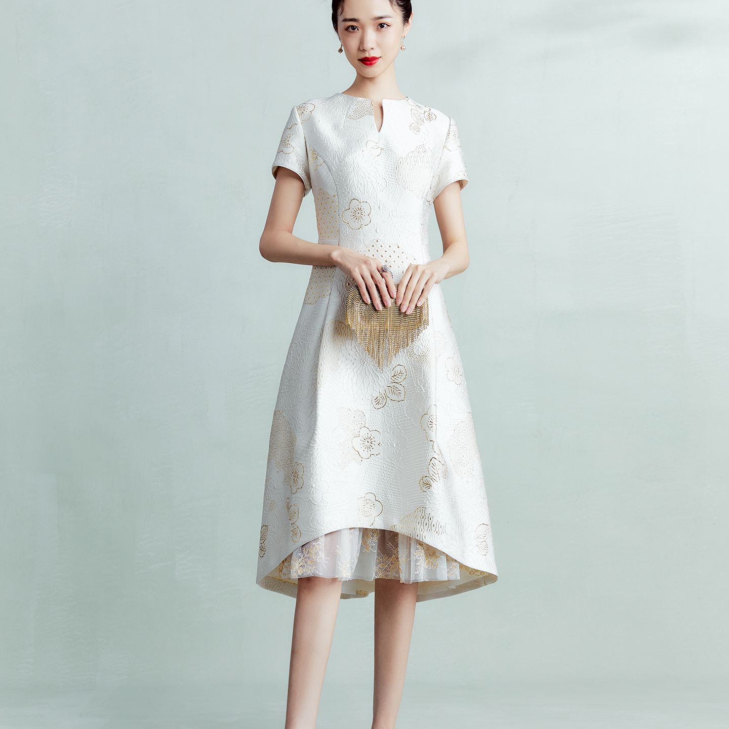 Londee/龙笛新中式国风旗袍连衣裙女高级感气质改良日常4S11932
