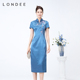 Londee 龙笛新中式 改良旗袍敬酒服气质高端礼服显瘦连衣裙4S21188