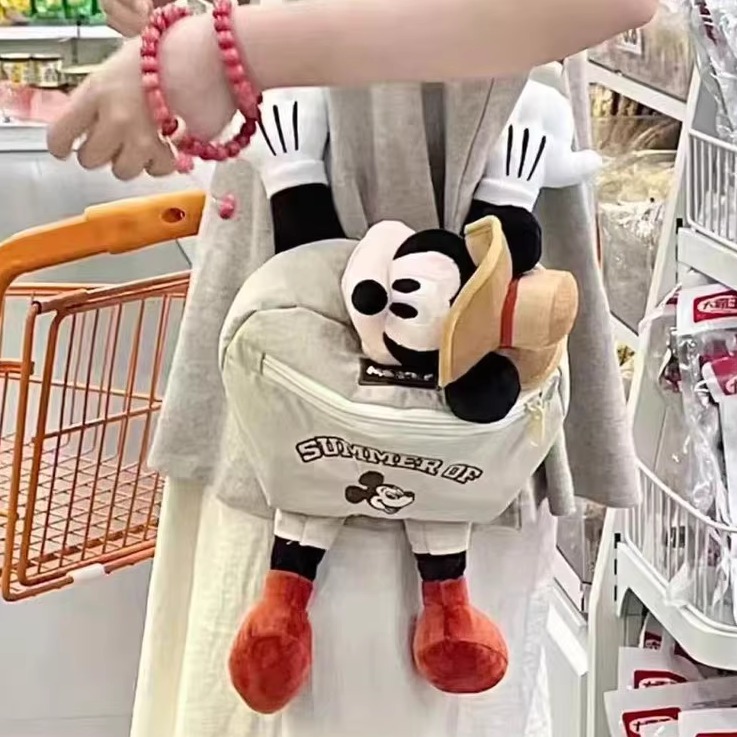 高颜值潮牌ins新款撞色卡通腰包