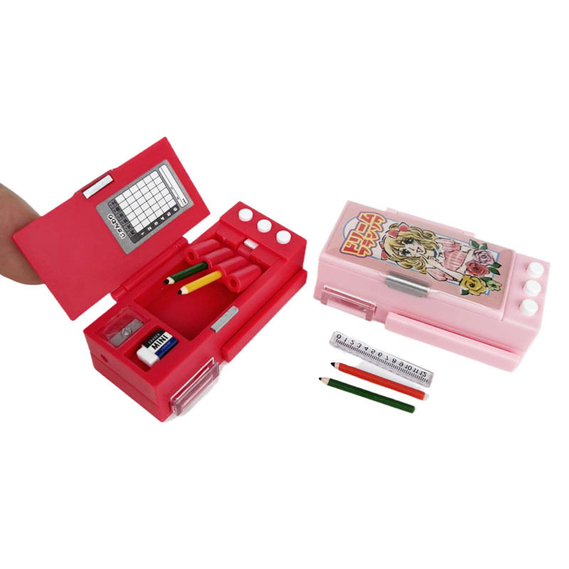 娃娃屋迷你文具盒微缩铅笔尺子橡皮模型仿真过家家玩具摆件铅笔盒,玩具/童车/益智/积木/模型,家居/生活场景,淘宝优惠券,粉丝福利购,淘宝优惠卷