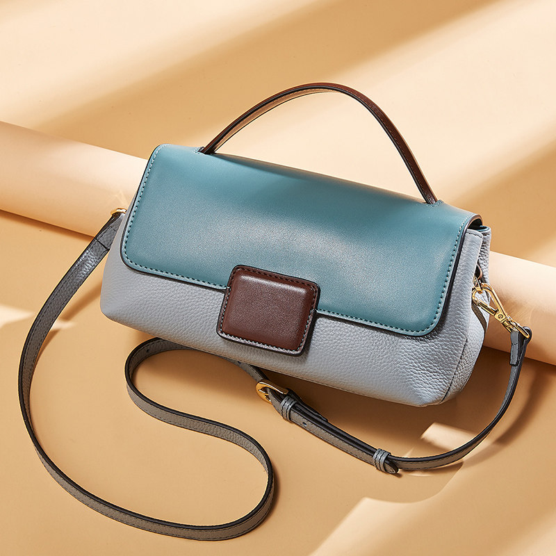 柏雅图小ck女包真皮复古风手提包头层牛皮夏天小包单肩包斜挎包女