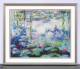 饰画 画芯印象派莫奈睡莲莲花装 进口装 饰画纯进口正版
