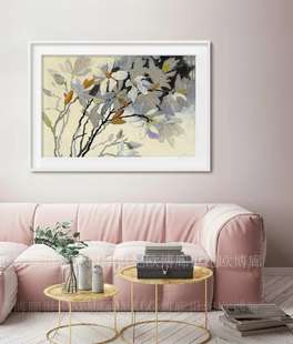 饰画木兰 艺术复制画芯简美装 美国当代艺术大师SHIRLEY NOVAK原版