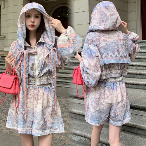 复古宫廷风防晒套装少女203新