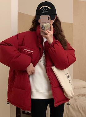 203冬季新款面包服女overs