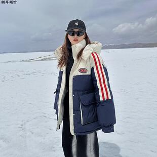 羽绒棉服女2025年冬季新款棉袄工装面包服韩版学生情侣加厚外套潮