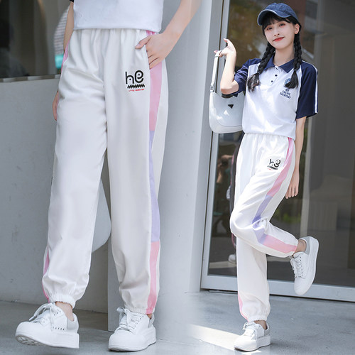 大童裤子夏季薄款长初中高学