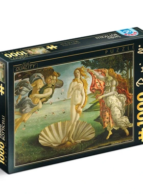 现货包邮 D-Toys罗马尼亚进口益智名画拼图 维纳斯的诞生1000片