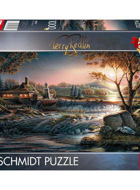 新品包邮施密特Schmidt德国进口成人益智拼图58545荒野之光1000片