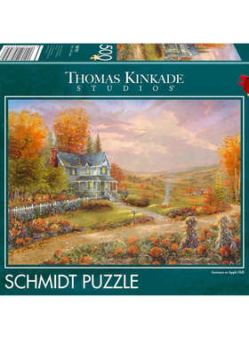 新款包邮 德国Schmidt施密特进口益智拼图58795苹果山的秋天500片