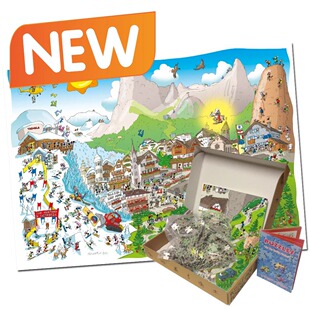 新品 小蚂蚁Akena意大利进口拼图 圣马蒂诺·迪卡斯特罗扎1080片