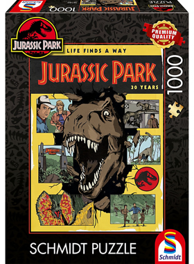 新款施密特Schmidt德国进口拼图58580侏罗纪公园30周年纪念1000片