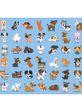 新款包邮Interdruk波兰进口益智儿童拼图玩具250大片可爱狗狗合集