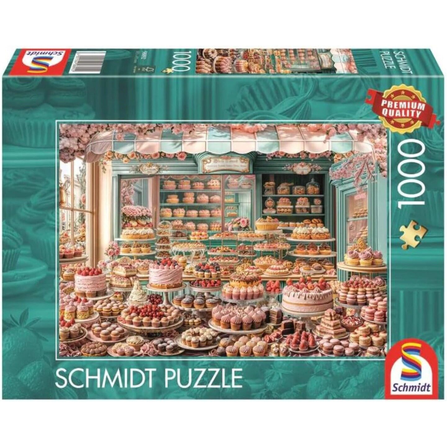 新款德国Schmidt施密特进口美食成人拼图1000片甜品店糕点铺58892