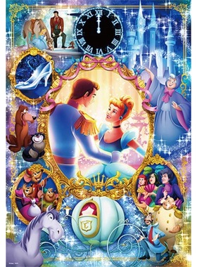 现货包邮 日本Tenyo进口迪斯尼益智拼图 灰姑娘 仙履奇缘1000片