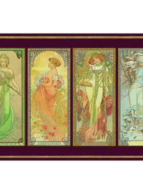 正品奥地利Piatnik进口益智名画拼图5576金箔版 幕夏之四季1000片