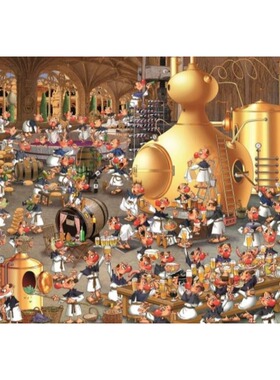 现货包邮 奥地利Piatnik进口成人益智卡通拼图5465酿酒厂1000片