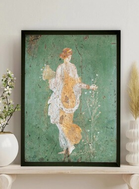 新品现货意大利Ricordi进口益智名画拼图 采花少女1000片庞贝壁画