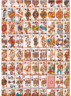 正品包邮 奥地利Piatnik进口成人益智拼图减压 5437 扑克牌1000片