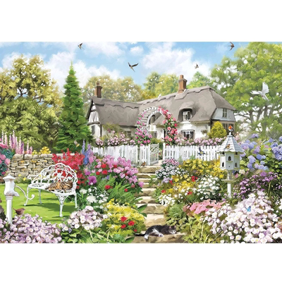 现货包邮 英国Otter House进口成人益智拼图75835乡村小屋1000片