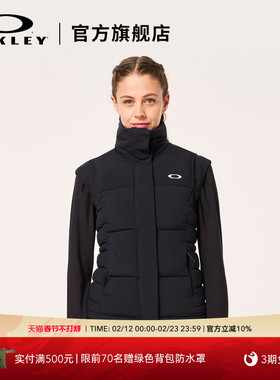 Oakley欧克利秋冬女黑色时尚休闲马甲背心FOA500469