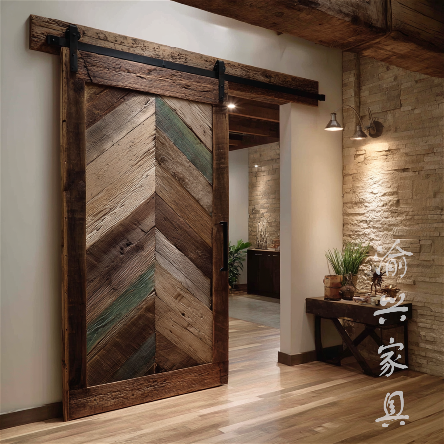 工业风卫生间门复古谷仓门板滑轨室内移门门定制浴室厕所门侘寂,全屋定制,卫生间门/厕所门,淘宝优惠券,粉丝福利购,淘宝优惠卷