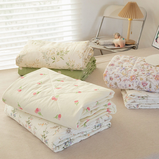 薄被子 清新少女透气夏季 学生空调被全棉春秋被 夏凉被 纯棉特价