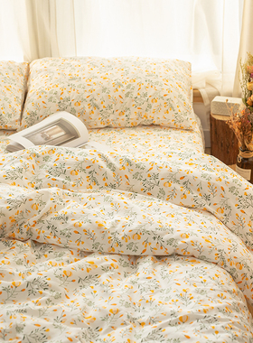 清仓微瑕 纯棉床单单件 全棉单双人被套1.5m1.8m学生宿舍床上用品