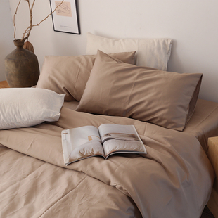 出口英国 230双人1.5m1.8m床 外贸纯棉贡缎80支埃及棉全棉被套200