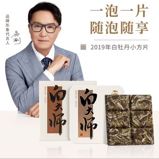 白大师福鼎白茶刚刚好2019年一级白牡丹紧压小方片30克花香便携