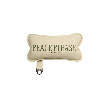 STRL 24FW 复古洗水色落LOGO车用护颈午睡四季通用汽车枕头