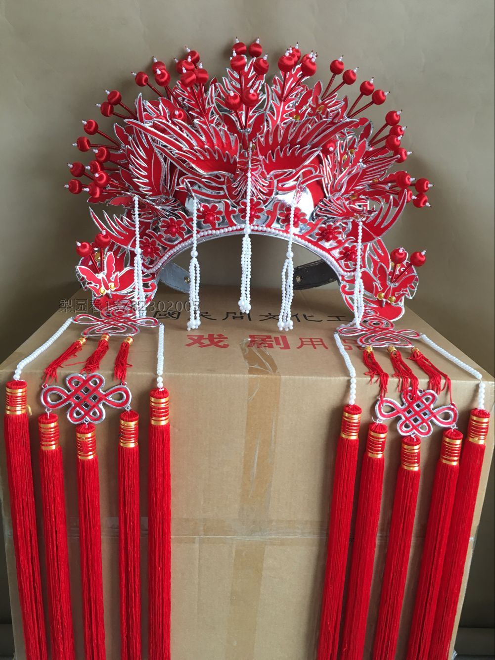 戏剧用品庙宇神帽娘娘冠王母娘娘帽子定做各个尺寸五凤冠