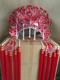 戏剧用品庙宇神帽娘娘冠王母娘娘帽子定做各个尺寸五凤冠