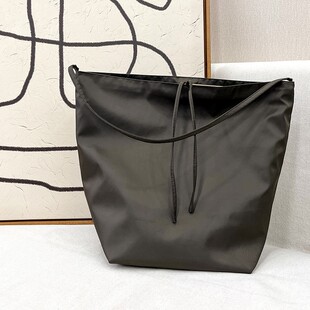 tb 2色Row尼龙布敞口系带水桶托特包单肩包手提包